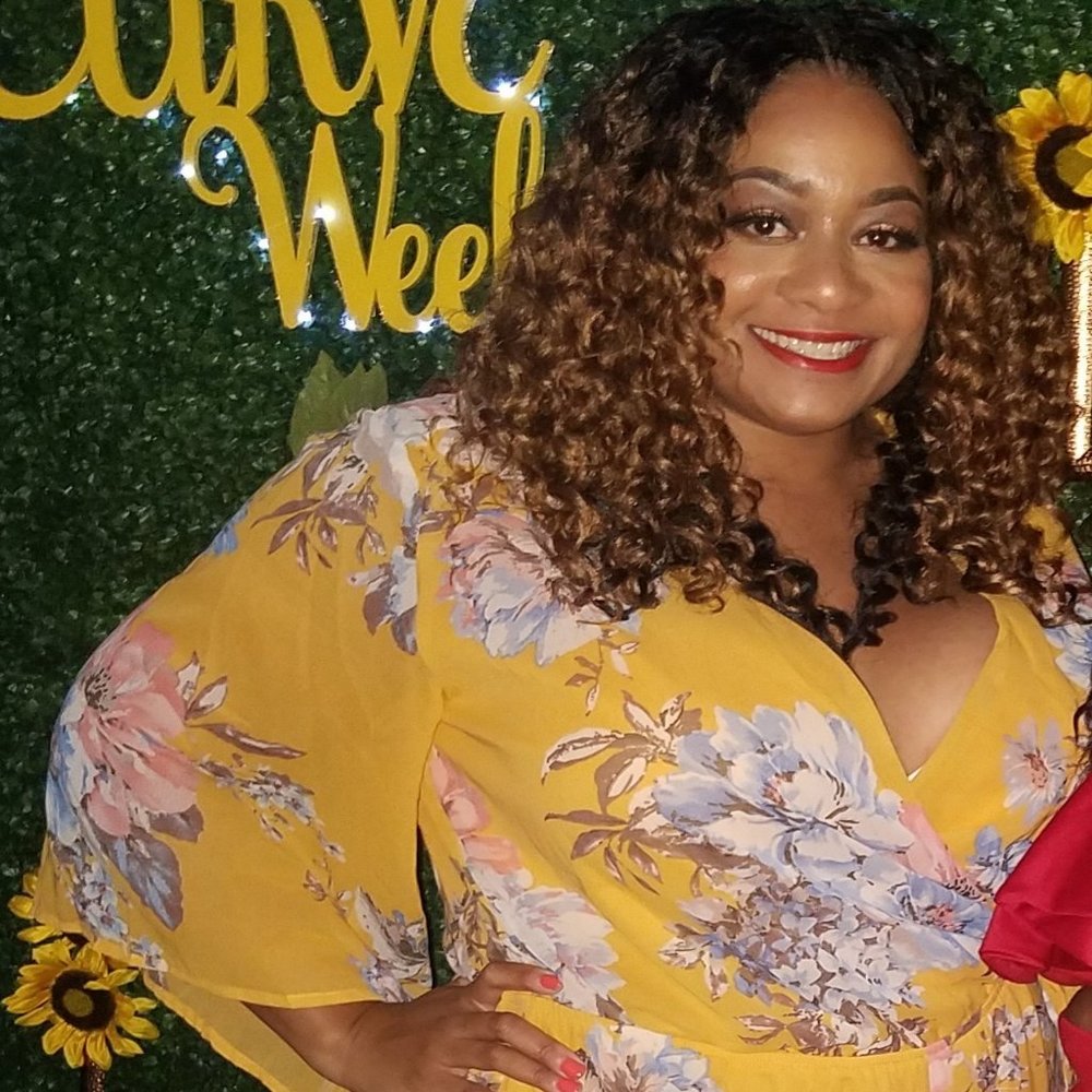 Ashley Stewart Romper, Yellow Floral, Size 3XL